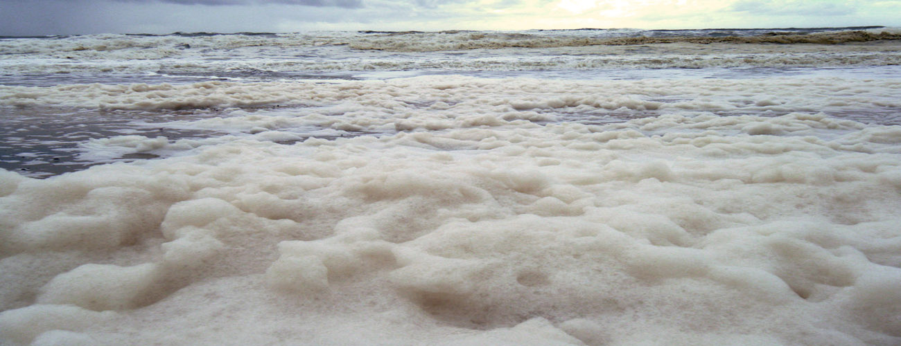 What is sea foam and why does it happen?